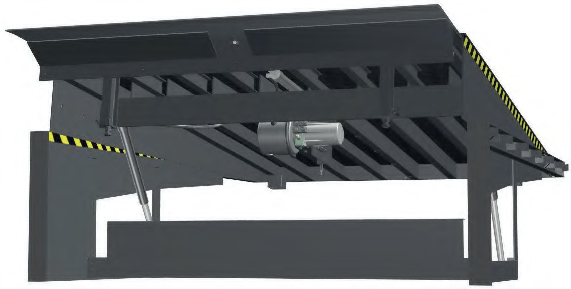 Telescopic dock leveler with extended lip connecting trailer to dock